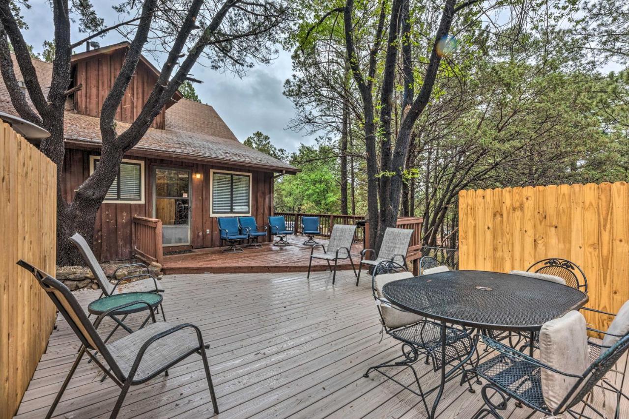 Rustic Ruidoso Cabin With Large Deck And Grill! Exteriör bild
