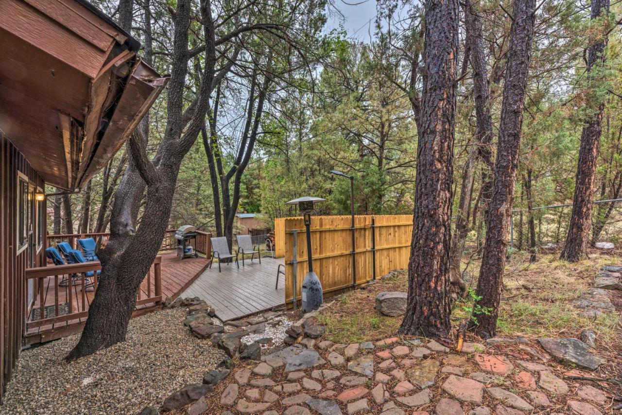 Rustic Ruidoso Cabin With Large Deck And Grill! Exteriör bild