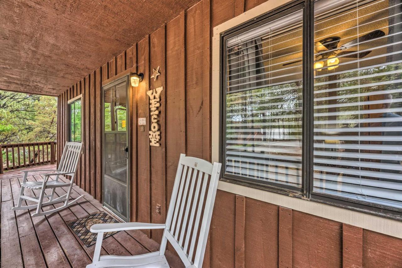 Rustic Ruidoso Cabin With Large Deck And Grill! Exteriör bild