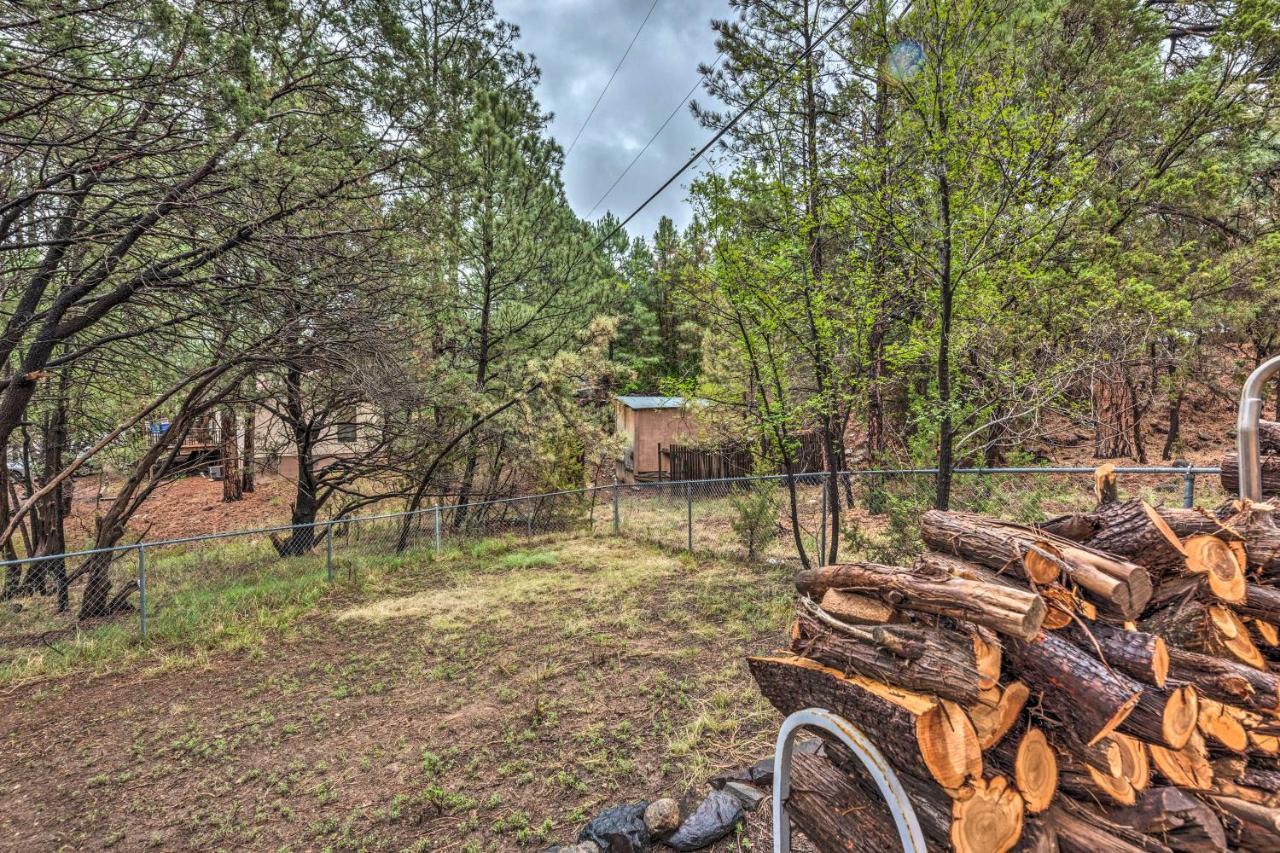 Rustic Ruidoso Cabin With Large Deck And Grill! Exteriör bild